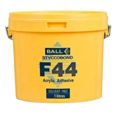 Image of F BALL F44 Vinyl &amp; PVC Backed Carpet Acrylic Adhesive (1ltr)