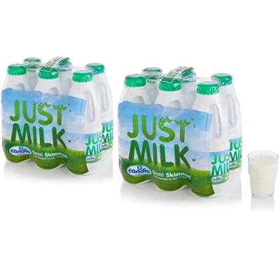 Image of Semi Skimmed JUST MILK (12 Bottles)