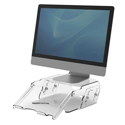 Image of Fellowes Clarity Adjustable Monitor Stand with Document Support