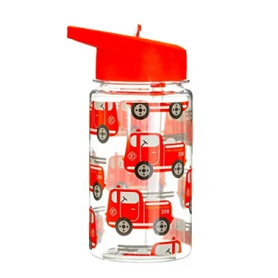 Image of Sass &amp; Belle Drink Up Fire Engine Water Bottle