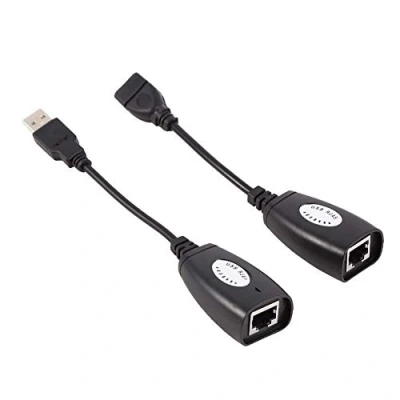 Image of Yosoo Health Gear USB to RJ45 Extension Cable, over Ethernet Extender Adapter Cat5 Cat6, Cable Connector, Network Cat6