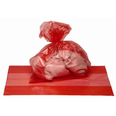 Image of Elbon Water Soluble Strip Laundry Sacks Dissolvable Washing Red Bags 200 pcs (4x50)