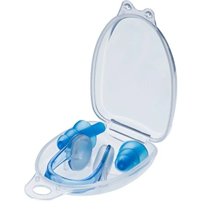 Image of Cressi Ear Plugs &amp; Nose Clip Swim Accessories Light Blue, Uni