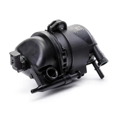 Image of LR093045, LR106429, LR107024, LR116437 Fuel Filter BLUE PRINT ADBP230012 with connection for water sensor, drain screw holder
