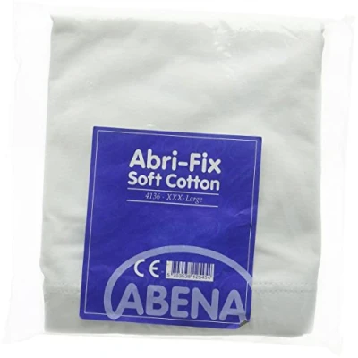 Image of Abena Abri Fix Soft Cotton White 3 X Large 120 180 cm Protective Briefs