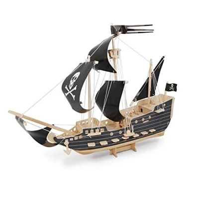 Image of Quay Pirate Ship Woodcraft Construction Kit FSC