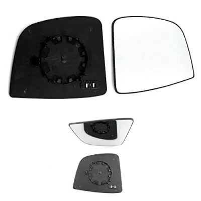 Image of Fits FIAT Doblo From 2009 to 2020 Heated Clip on Wing Mirror With Base LEFT HAND (UK Passenger Side)
