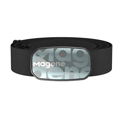 Image of Magene H603 Chest Strap Heart Rate Monitor, ANT+ and Bluetooth Compatible with Split Adjustable Strap, iPhone &amp; Android