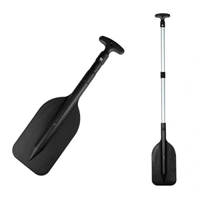 Image of Kayak Paddle, Telescopic Collapsible Oar, Retractable Portable Rafting Boat Telescoping Plastic Floating Outdoor Water Sport, Small Safety Accessories