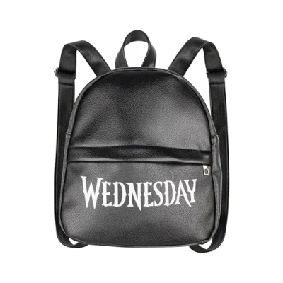 Image of ONOMATO! Women&#039;s Wednesday Backpack Addams Family Daypack for Women and Girls Gifts School Sports Bag, black, One Size