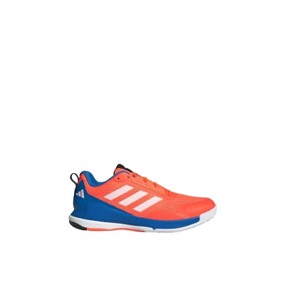 Image of adidas Men&#039;s Novaflight 2 Indoor Shoes Sports, Team Solar Orange/Zero met./Bright Royal, 13.5 UK