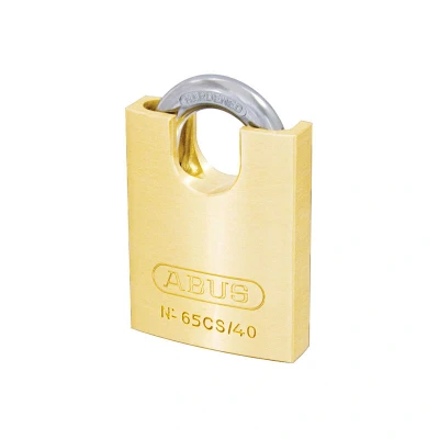Image of Abus 65CS/40mm Brass Padlock Closed Shackle Carded ABU6540CSC
