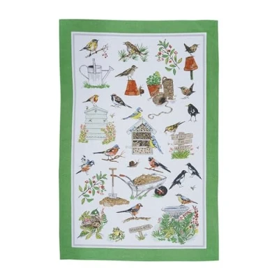 Image of Ulster Weavers Garden Birds Cotton Tea Towel