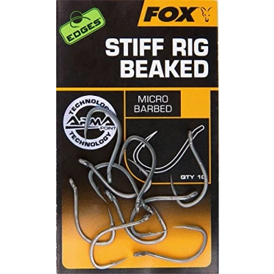 Image of Fox Stiff Rig Beaked Hooks Size 4 Micro Barbed Qty 10 (chk167)