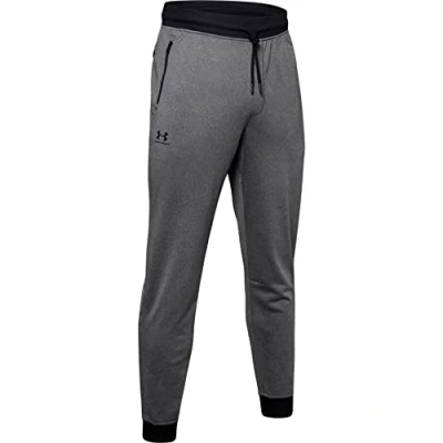Image of Under Armour Men Sportstyle Jogging Pants Carbon Heather/Black, X Large