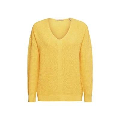 Image of ESPRIT Women&#039;s 992cc1i304 Sweater, Yellow, XS