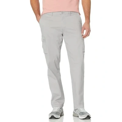Image of Amazon Essentials Men&#039;s Straight Fit Stretch Cargo Trouser (Available in Big &amp; Tall), Light Grey, 40W / 34L
