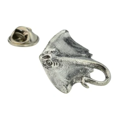 Image of Stingray Pewter Lapel Pin Badge