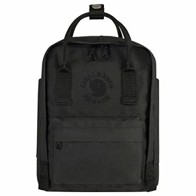 Image of Fjällräven Re Kånken Mini Kinder Backpack,Black,13 x 20 29 cm