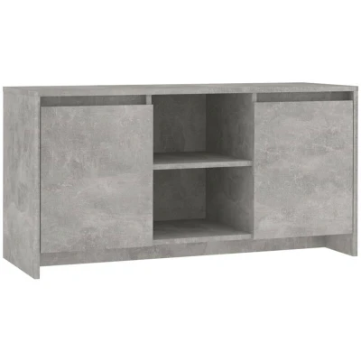 Image of vidaXL TV Cabinet Concrete Grey 102x37.5x52.5 cm Engineered Wood