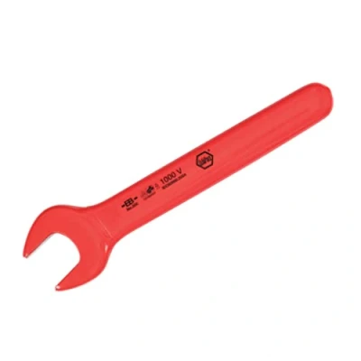 Image of Wiha 20141 Open Ended Spanner with Insulated Handle, Inch, 11/16