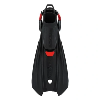 Image of AQUALUNG STORM Versatile, lightweight adult diving fins with a durable single material design and robust blade, ideal for travel, scuba snorkelling