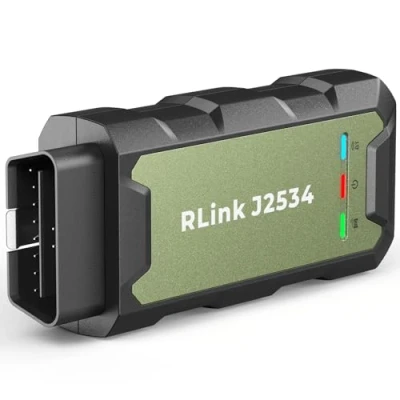 Image of TOPDON RLink J2534 Pass Thru Programmer, OEM Reprogramming and Diagnostic Tool, Enhanced VCI, Supports J2534/D PDU/CAN FD/DoIP, Compatible with 13+ Vehicle Brands