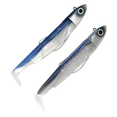Image of FIIISH Black Minnow No.3 12cm Double Combo Off Shore 25g Bleu Electric Blue Bm1411