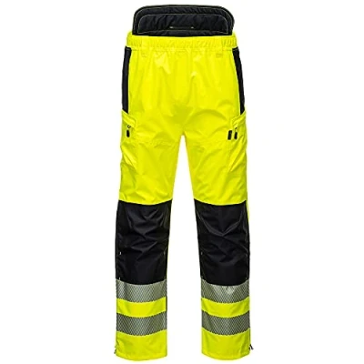 Image of Portwest PW3 Hi Vis Extreme Trouser, Size: L, Colour: Yellow/Black, PW342YBRL