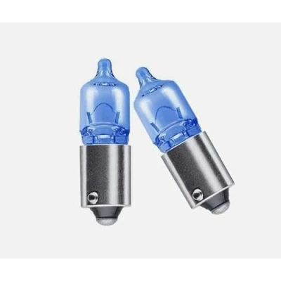 Image of MSA 2x Xenon Blue Parking Side Light Bulbs &#039;E&#039; Approved E4 434 (H6W) 12v BAX9s