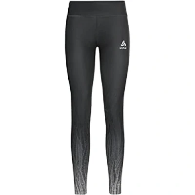Image of Odlo Women Running tights ZEROWEIGHT PRINT, black, XS