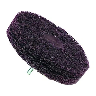 Image of TIVOLY Xt10152015041 Abrasive Foam Wheel for Drill Diameter 12 x 13 mm Medium Grit Brushes