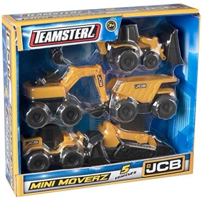 Image of Teamsterz 5050841688610 JCB Mini Moverz 5PK