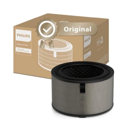 Image of Philips Original Replacement Filter for 2 in 1 Air Purifier and Humidifier 3400 Series AC3420 AC3421, HEPA NanoProtect + Active Carbon, 12 Months Lifetime, Black/White (FY3400/30)