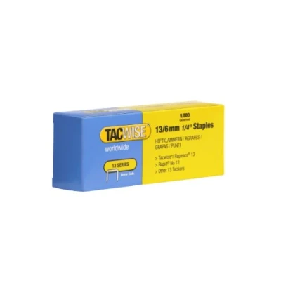 Image of Tacwise Type 13/6mm Staples for Staple Gun (Box 5000), Silber