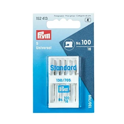 Image of Prym 152413 Sewing Machine Needles 130/705 Standard 100, Silver