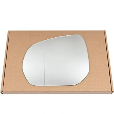 Image of Less4spares Wing Mirror Glass Left Compatible with Peugeot 3008 2009 2016 STICK ON Passenger Near Side Blind Spot