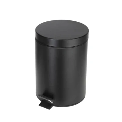 Image of Croydex 5L Soft Close Matt Black Bin