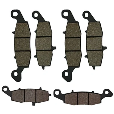 Image of Cyleto Front and Rear Brake Pads for Kawasaki VN1600 Nomad 1600 2005 2008，VN Vulcan Classic 2001 2002 2003 2004 2006 2007 2008