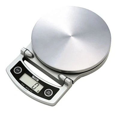 Image of Tanita KD 400 Compact Digital Lithium Kitchen Scale 5Kg Silver, Stainless Steel,Steel