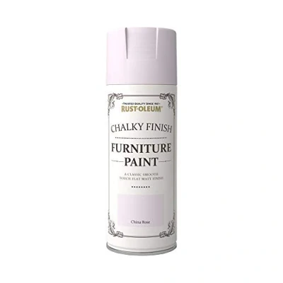 Image of Rust Oleum 400ml Chalky Finish Furniture Spray Paint China Rose