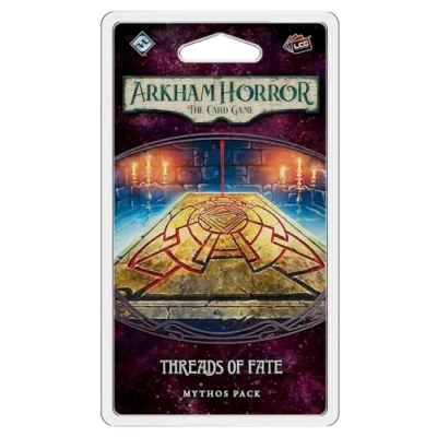 Image of Fantasy Flight Games Arkham Horror The Card Game: Mythos Pack 3.1. Threads of Fate Game Ages 14+ 1 to 4 Players 60 120 Minutes Playing Time