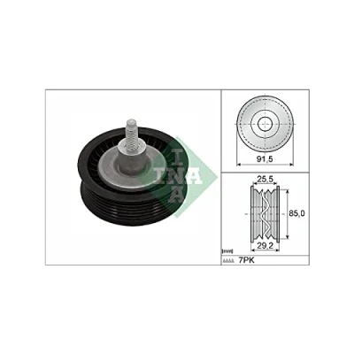 Image of UK0215930 Idler Pulley INA 532 0909 10 FORD: Transit Mk6 Van, Ranger Mk3, Mk7 Van