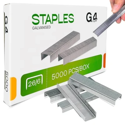 Image of Brillaint Style 5000 x 26/6 No 56 6mm QUALITY STANDARD STAPLES 30 sheets capacity