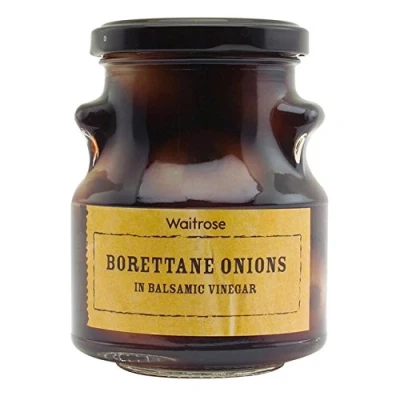Image of Borettane Onions in Balsamic Vinegar Waitrose 180g