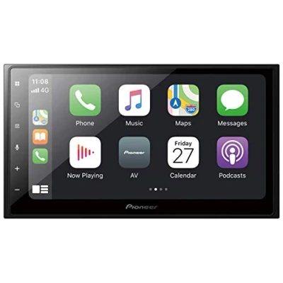 Image of Pioneer SPH DA250DAB 6.8&quot; 2 DIN Multimedia Player, With Capacitive Touchscreen, Bluetooth, Apple CarPlay, Android Auto, DAB+ Digital Radio, WAZE, black