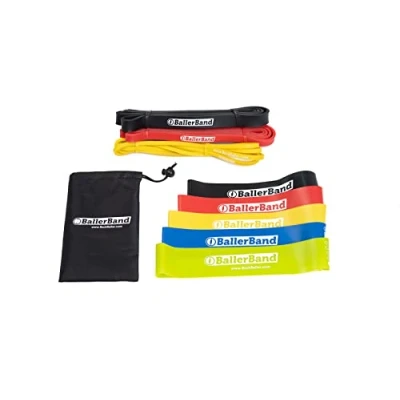 Image of Exercise Band Bundle Pull Up Assist Premium Latex Durable Workout Loop Band, Stretch Training Fitness for Men Women, Home Gym Powerlifting Yoga
