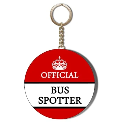 Image of Gift Insanity OFFICIAL BUS SPOTTER 58mm LONG CHAIN KEYRING