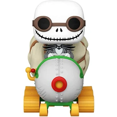 Image of Funko Pop! Disney Ride: the Nightmare Before Christmas Jack Skellington With Goggles &amp; Snowmobile Disney: Collectable Vinyl Figure Gift Idea Movies Fans