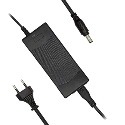 Image of Scooter Corner 42 V AC Power Supply Bicycle Charger for 36 Battery Electric E Bike, DC 5.5 mm 2.5 Connection